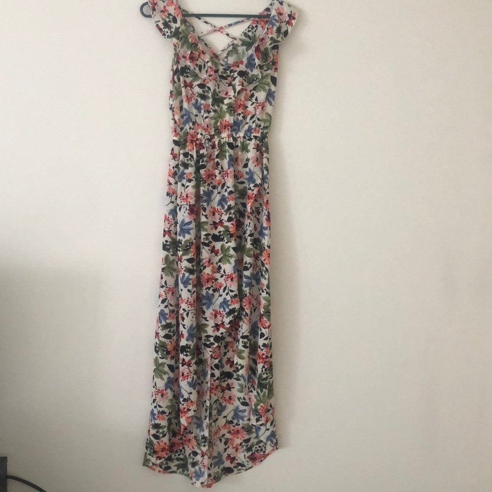 NWT Floral High-Low Dress